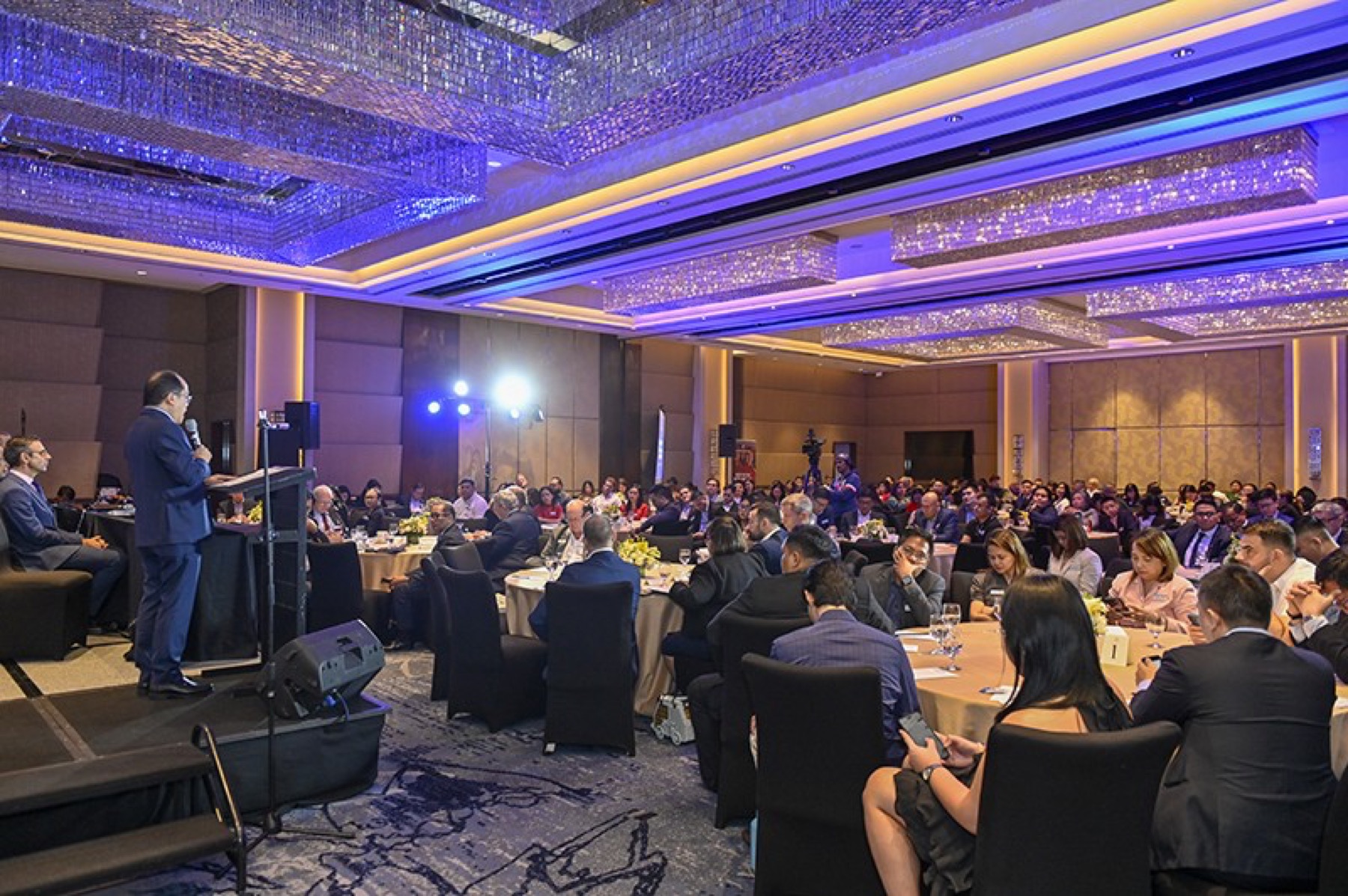 A government official speaking at an ECCP luncheon