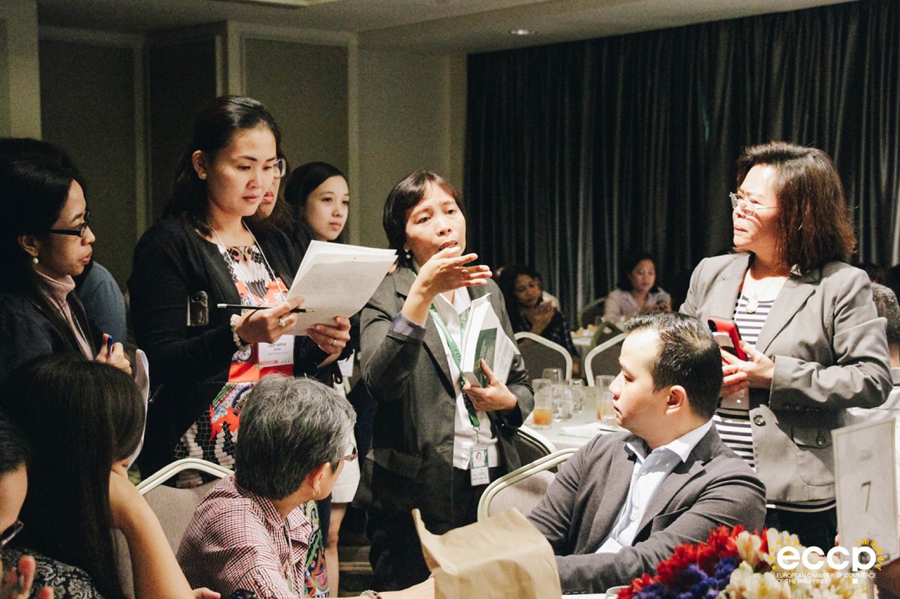 Members at an ECCP industry talk